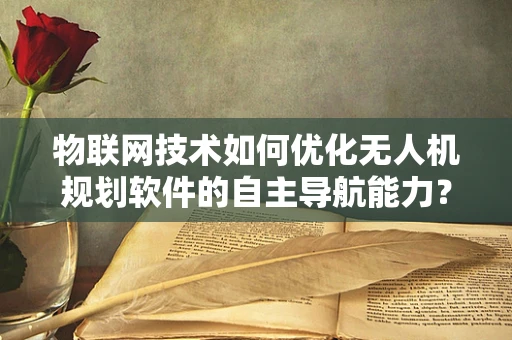 物联网技术如何优化无人机规划软件的自主导航能力？