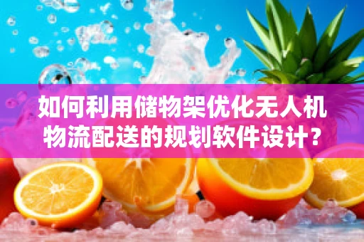 如何利用储物架优化无人机物流配送的规划软件设计？