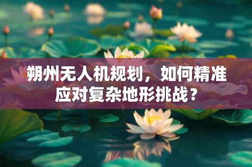 朔州无人机规划，如何精准应对复杂地形挑战？