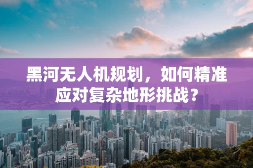 黑河无人机规划，如何精准应对复杂地形挑战？