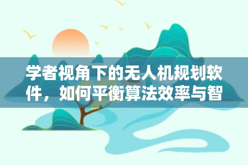 学者视角下的无人机规划软件，如何平衡算法效率与智能决策？