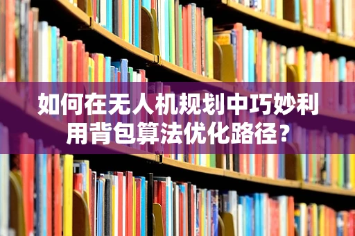 如何在无人机规划中巧妙利用背包算法优化路径？