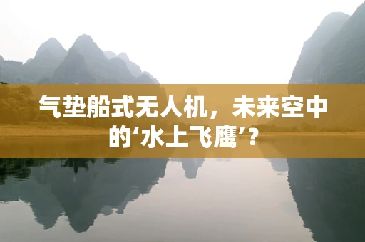 气垫船式无人机，未来空中的‘水上飞鹰’？