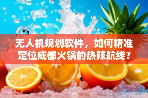 无人机规划软件，如何精准定位成都火锅的热辣航线？