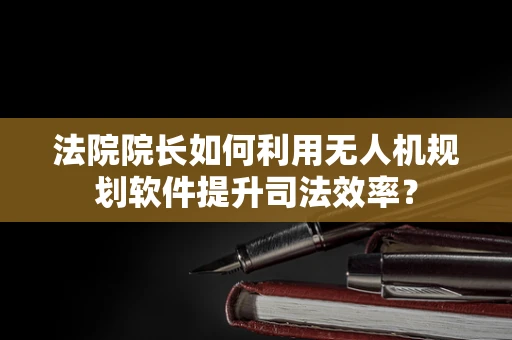 法院院长如何利用无人机规划软件提升司法效率？