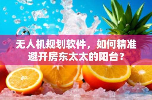 无人机规划软件，如何精准避开房东太太的阳台？