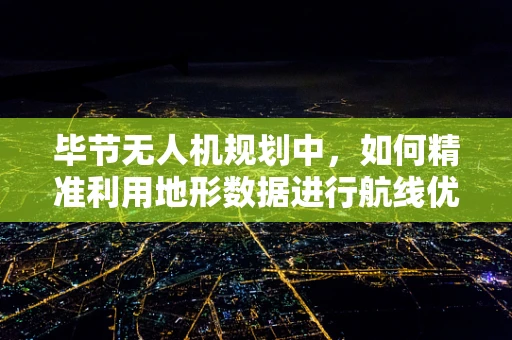 毕节无人机规划中，如何精准利用地形数据进行航线优化？